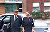 Angelica met haar schoonbroer Frans Cools in 1972, in Eindhoutdorp.