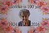Lien Mangelschots 100 jaar.