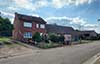 Versierde woning van Lien voor haar 100<sup>ste</sup> verjaardag.